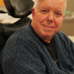 Man in a wheelchair