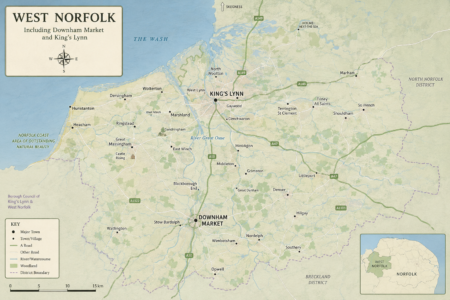 A map of West Norfolk